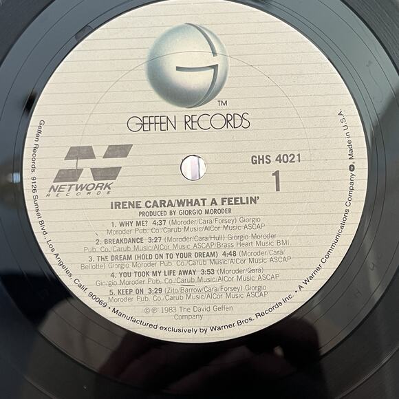 Irene Cara What a Feelin' Vinyl LP 1983 Geffen GHS 4021 - Picture 4 of 10